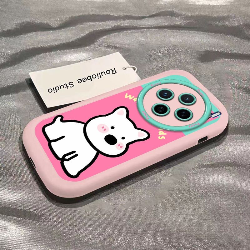 การ์ตูนน่ารักเหมาะสําหรับ vivoX200 Puff เคสโทรศัพท์ 200Pro รวมทุกอย่าง mini Shock-proof Soft เคสซิลิโคน