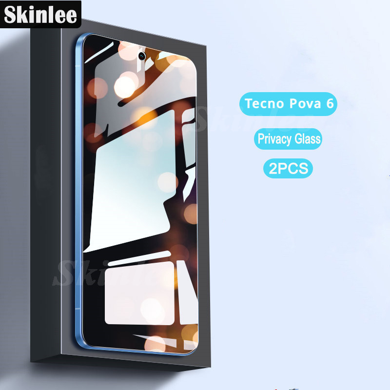 ฟิล์มกระจกนิรภัยกันรอยหน้าจอ เพื่อความเป็นส่วนตัว สําหรับ Tecno Pova 6 Pro Tecno Pova6 Pro 2 ชิ้น
