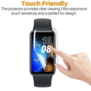 ฟิล์มไฮโดรเจลสําหรับ For Huawei band 11 / 11 Pro / 10 / 9 / 8 / 7 / 6 / 6 Pro ฟิล์มกันรอยแบบเต็มหน้าจอโค้งนุ่มสําหรับ Honor Band 9 7 6 ฟิล์มป้องกัน