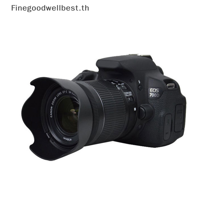 Fbth เลนส์ฮู้ด EW-63C 58 มม. ew63c สําหรับ Canon EF-S 18-55 มม. f/3.5-5.6 IS STM 700D 100D 750D 760D