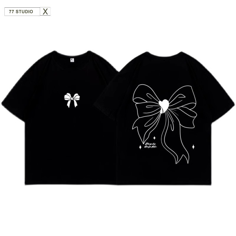（พร้อมส่งจากกทม มาถึงใน 2วัน）เสื้อยืดยอดฮิตสไตล์ญี่ปุ่นและเกาหลี ลายการ์ตูน ใส่สบาย เสื้อเชิ้ตลำลอง oversize