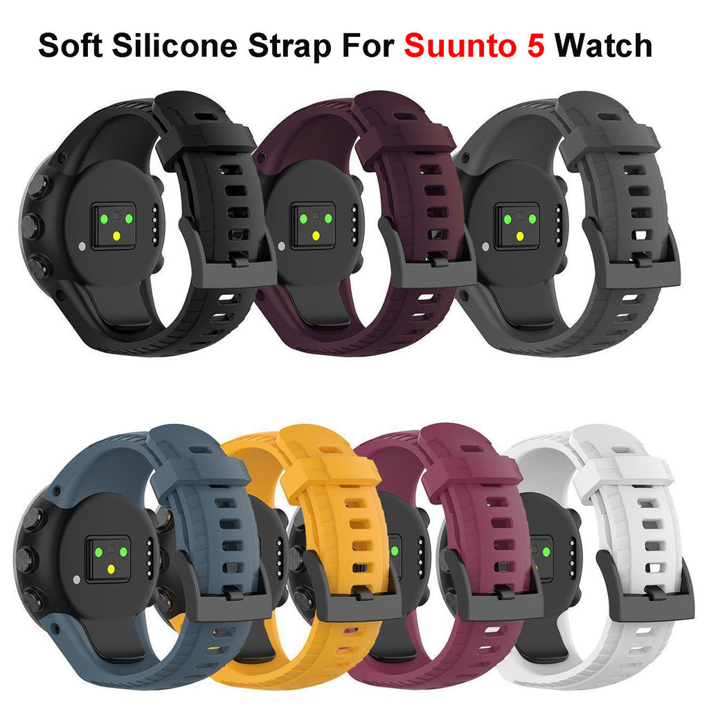 สายนาฬิกาข้อมือซิลิโคน แบบเปลี่ยน สําหรับ Suunto 5 Smartwatch Suunto 5 Wacth