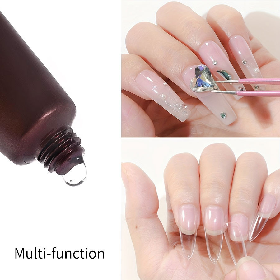 20กรัมใสเล็บนุ่มเคล็ดลับเจลโปแลนด์สําหรับเล็บปลอมกาวยูวีเล็บขยายฟังก์ชั่นการออกแบบเล็บเครื่องมือ - รูปที่ 2