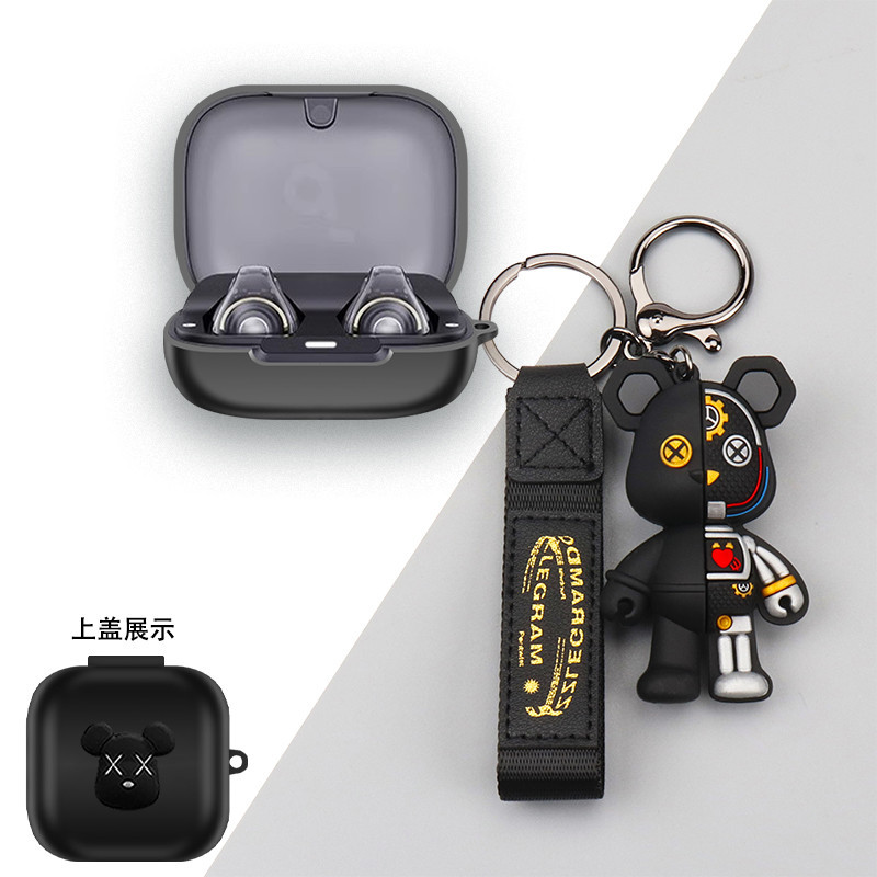 สําหรับ Anker Soundcore Liberty 4 Pro C30i C40i กรณีการ์ตูนซิลิโคนหูฟัง Soft Shell หูฟังแขนป้องกันกันกระแทกพร้อมจี้น่ารัก