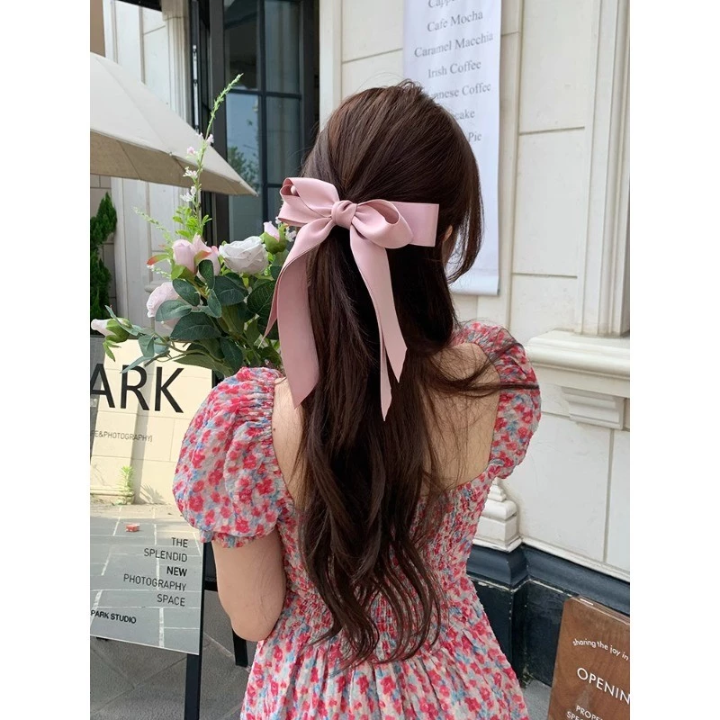 กิ๊บติดผมประดับโบว์ สีขาว สไตล์เกาหลี แฟชั่น thumbnail 3