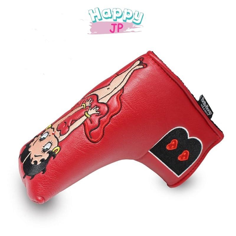 Hokushin Koei Betty Chan Betty Boop Head Cover Putter Cover (Bld🌹 Ohc0006 สีแดง
