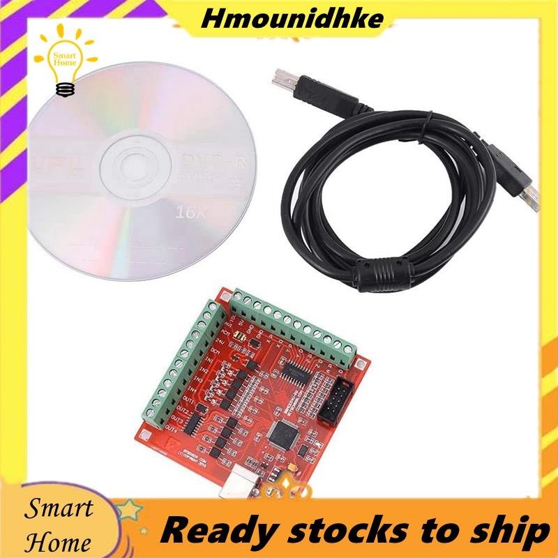 [ Hmou ]MACH3 Controller, USB MACH3 100Khz Motion Controller Card Breakout Board,Controller Card, สําหรับ CNCแกะสลัก,Servo มอเตอร ์