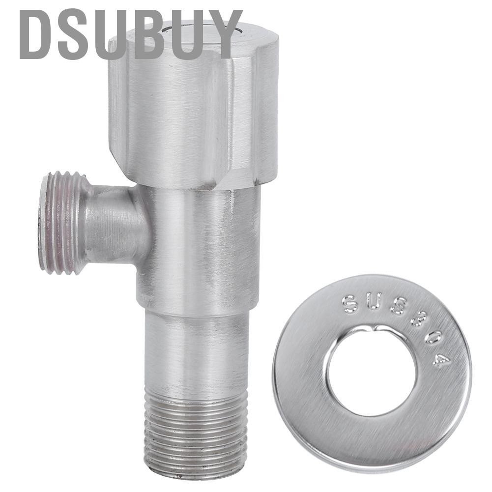 Dsubuy /2in Thread Stainless Steel Hot Cold Stop Valve Angle Kitchen Basin T Us