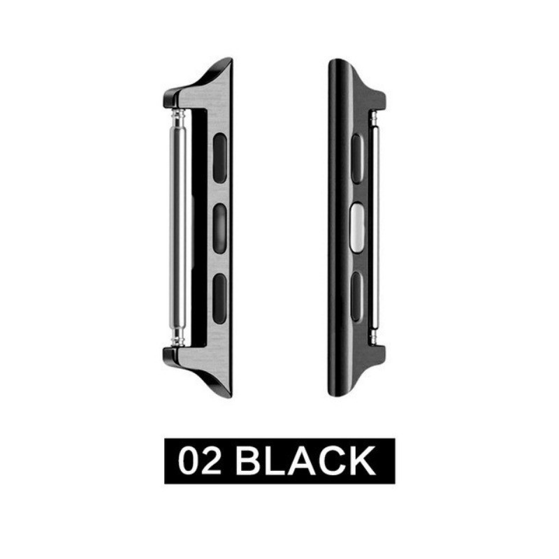 Diy 316L สแตนเลสเปลี ่ ยนสายอะแดปเตอร ์ สําหรับ Apple Watch Connectors Iwatch Lug Spring Bar ฟรี Release ประกอบเครื ่ องมือ - รูปที่ 4