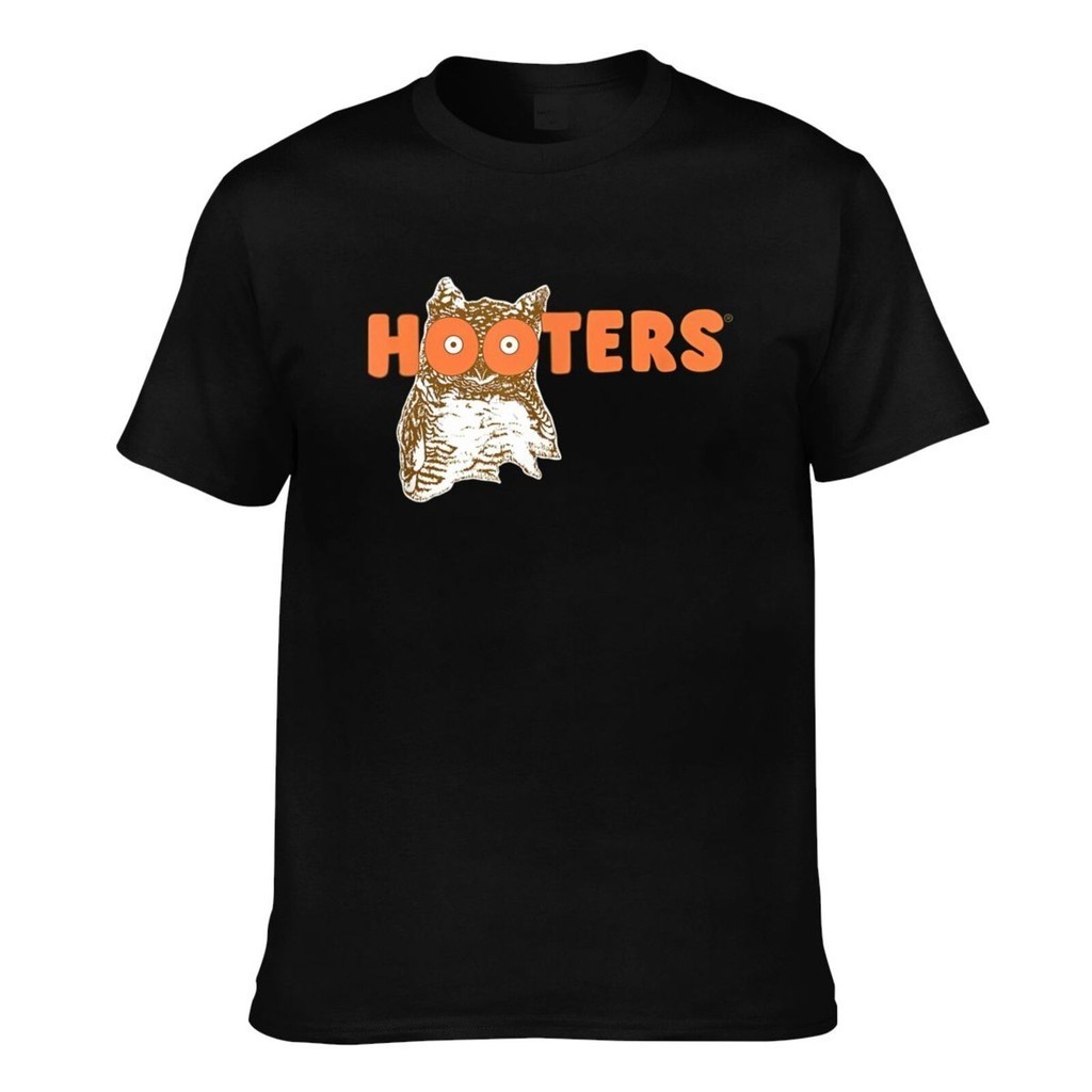 เสื้อยืดพิมพ์ลายกราฟิกนกฮูก Hooters