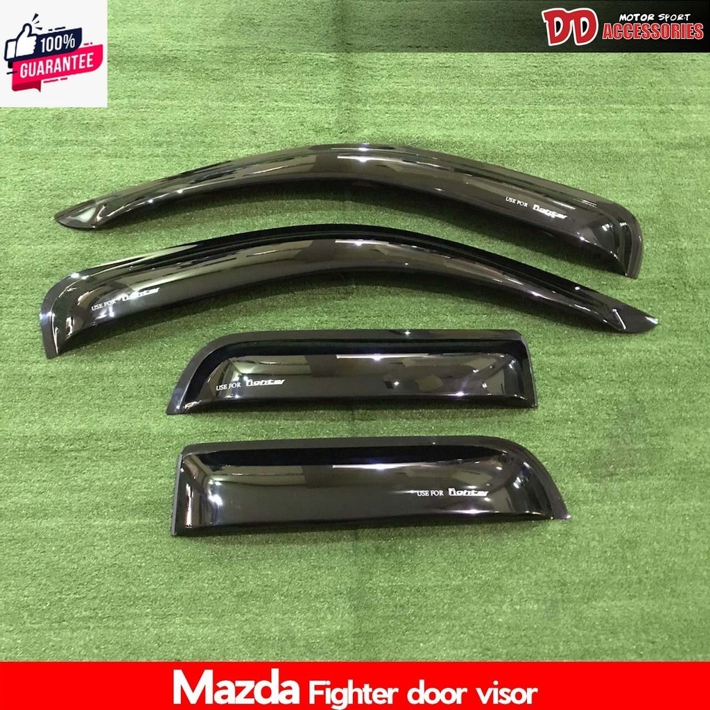 กันสาด กันสาดน้ำฝน ไฟท์เตอร์ Mazda fighter 1998 1999 2000 2002 2004 2005 2 ประตู 2 ประตู+cab 4 ประตู