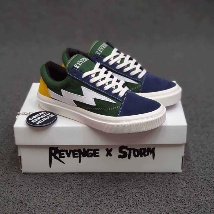 Revenge X STROM RAINBOW รองเท ้ าผ ้ าใบ Revenge X Storm OG Classic Shoes For Men