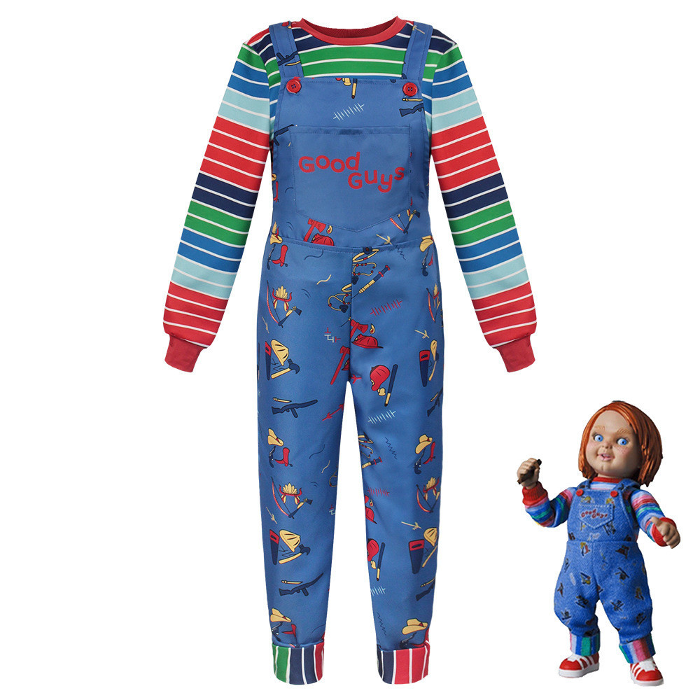 ชุดคอสเพลย์ Chucky ซีซั่น 2 ชุดเด็ก Chucky ชุดทำงาน ชุดการแสดงบนเวที