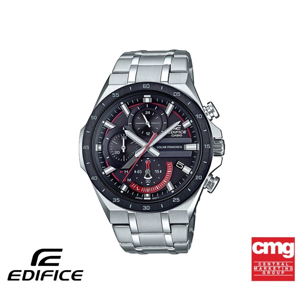CASIO นาฬิกาข้อมือผู้ชาย EDIFICE รุ่น EQS-920DB-1AVUDF วัสดุสเตนเลสสตีล สีดำ