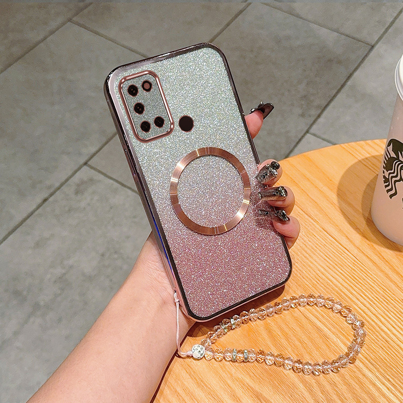 เคส realme 7i 7 C17 C7 GT NEO MASTER edition 5G CXSLประกายผงเคลือบด้วยไฟฟ้าซิลิโคนอ่อนนุ่มเคสโทรศัพท์ป้องกันการตก
