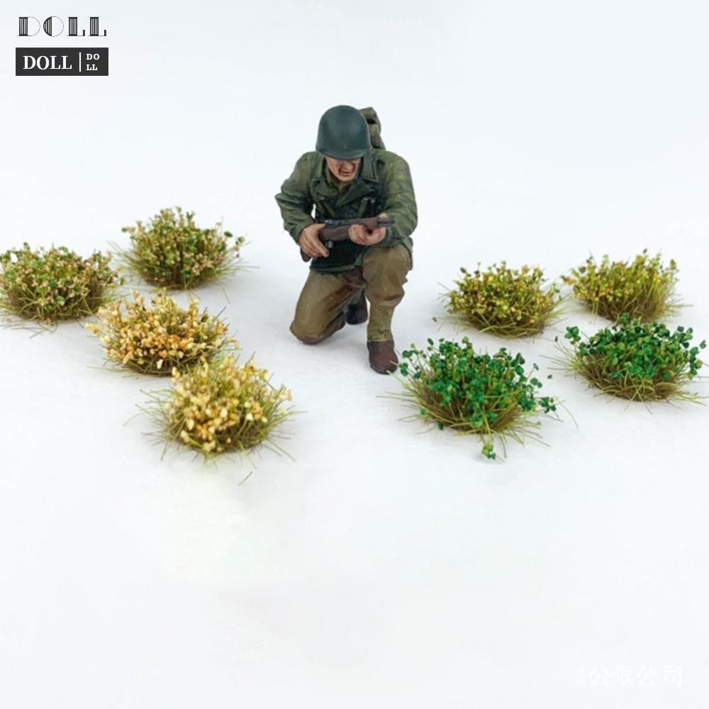 -New In May-Adhesive Static Grass Tufts Miniature Scenery 1x 1:35/1:48/1:72/1:87 Scale[Overseas Products]