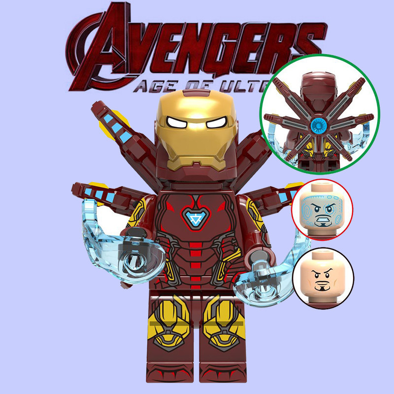 Xinhong 1320 Iron Man MK85 Mark 85 Avengers 4 ประกอบอาคารบล ็ อก Minifigure ของเล ่ นเข ้ ากันได ้ กับ Lego