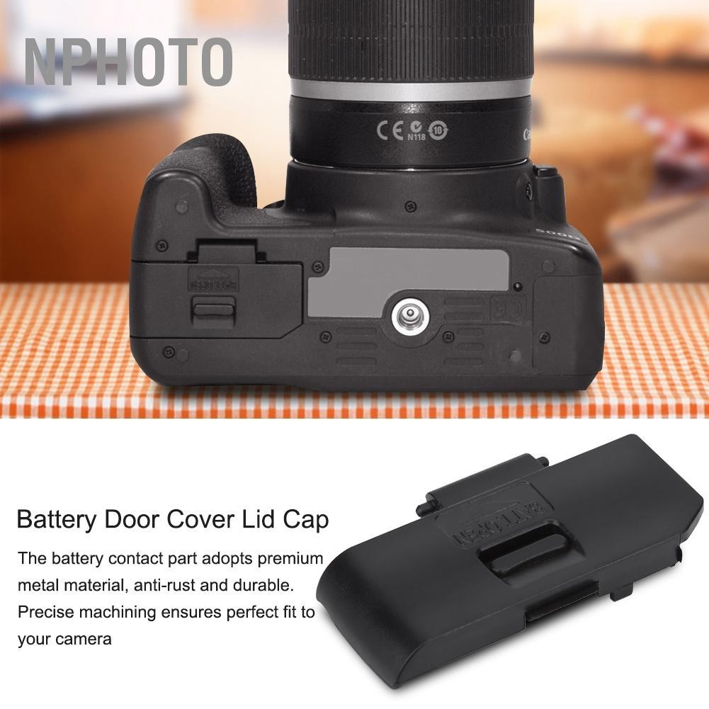 Nphoto แบตเตอรี่เปลี่ยนฝาปิดฝาครอบซ่อมอุปกรณ์เสริมสำหรับ Canon EOS 450D 500D 1000D