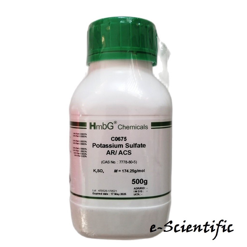 โพแทสเซียมซัลเฟต AR/ACS, 500g, HmbG
