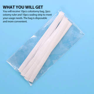 10PCS Convatec Stomadress Plus ถุงเก็บอุจจาระ ถุงอึ แบบชิ้นเดียว