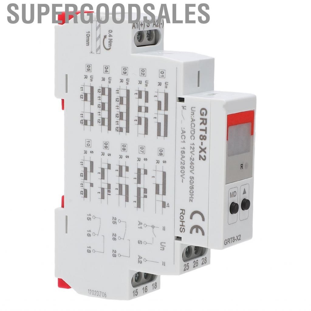 Supergoodsales Time Relay Delay Timer Controller Adjustable Digital Control Switch AC DC