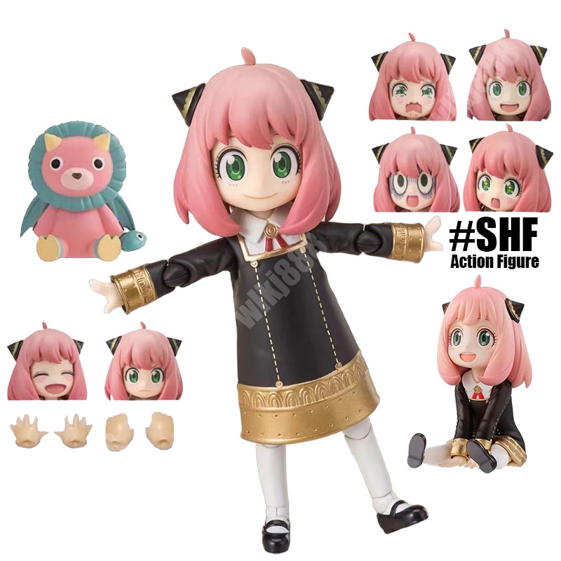 Spy X FAMILY Action Figure Anya Forger SHF Action Figure Movable Joints ตกแต ่ งของเล ่ น
