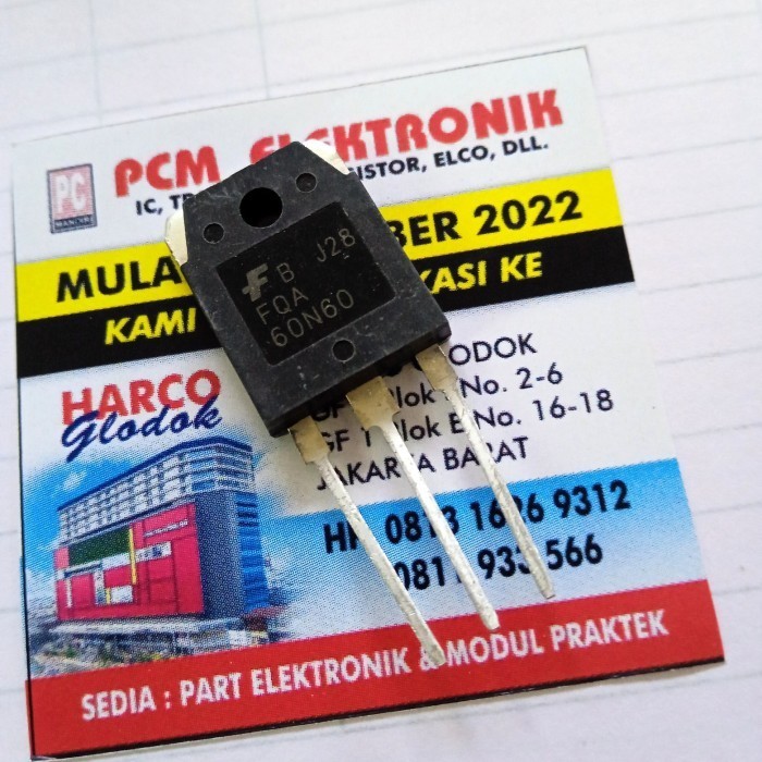 ทรานซิสเตอร์ mosfet IXFH60 N 60 IXFH 60N60 Kw 2 -op35