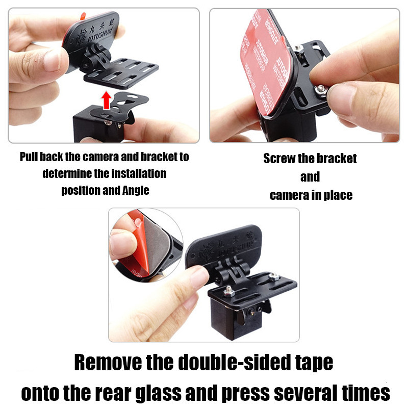 ขายึดกล้องติดรถยนต์ ติดหลังรถ กับก้านกระจกมองหลัง ไม่ต้องเจาะ - รูปที่ 2