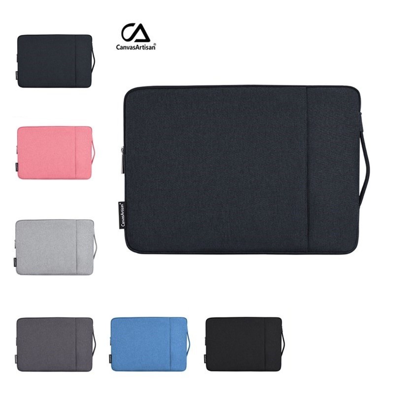 CanvasArtisan Simple Style Laptop Bag with Handle Front Pocket Waterproof Cover for Tablet Sleeve Case for Air Pro Acer