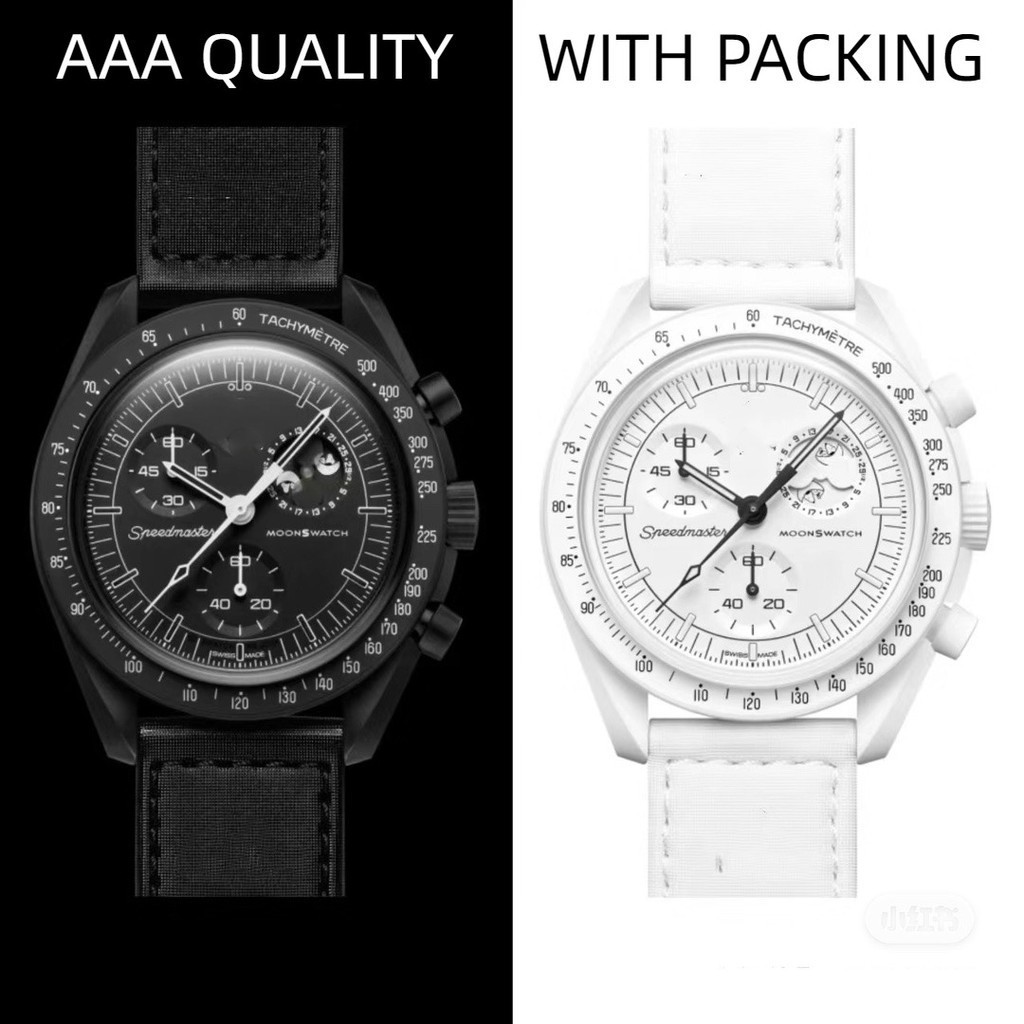 Aaa Quality Moon Limited Edition Men 's Multi-function Chronograph Plastic Quartz Watch