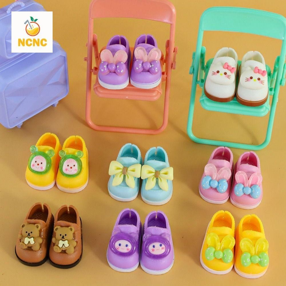 Ncnc 1/6 ตุ๊กตารองเท้า, 1/6 ตุ๊กตาตุ๊กตาทํามือรองเท้ากาวนุ่ม,รองเท้าตุ๊กตาคุณภาพสูง MJD Bowknot BJD รองเท้าตุ๊กตาของเล่นอุปกรณ์เสริม
