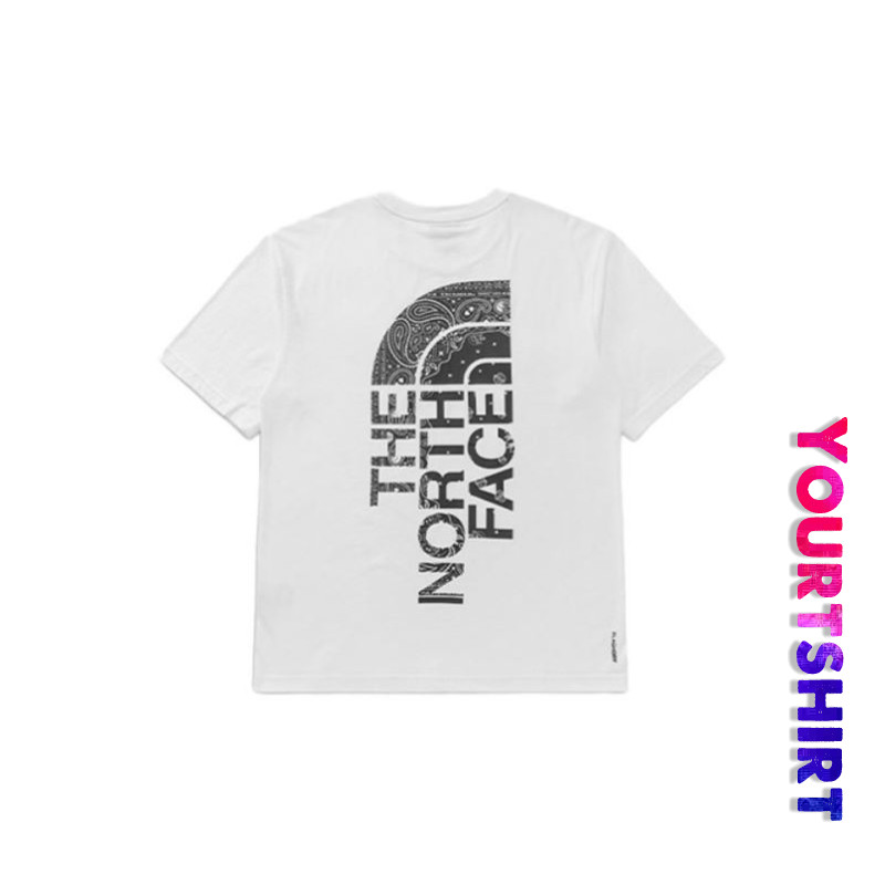 #T28 Unisex คู่ Crewneck Vintage Graphic Tee Plus ขนาด Streetwear ผ้าฝ้ายเกาหลีเม็ดมะม่วงหิมพานต์ดอกไม้รูปแบบโลโก้พิมพ์แฟชั่น Tshirts สําหรับชาย