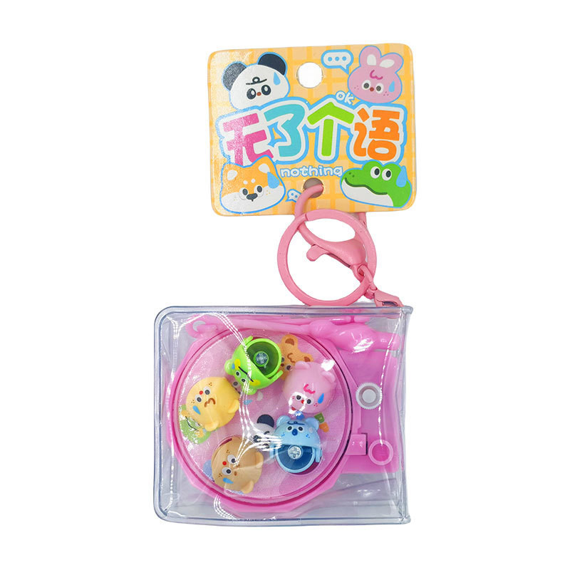 Original Wordless Family สนุกหมุนตกปลา Reel พวงกุญแจ/การ ์ ตูนน ่ ารักของเล ่ นน ้ อยกระเป ๋ านักเรียนจี ้ - รูปที่ 3