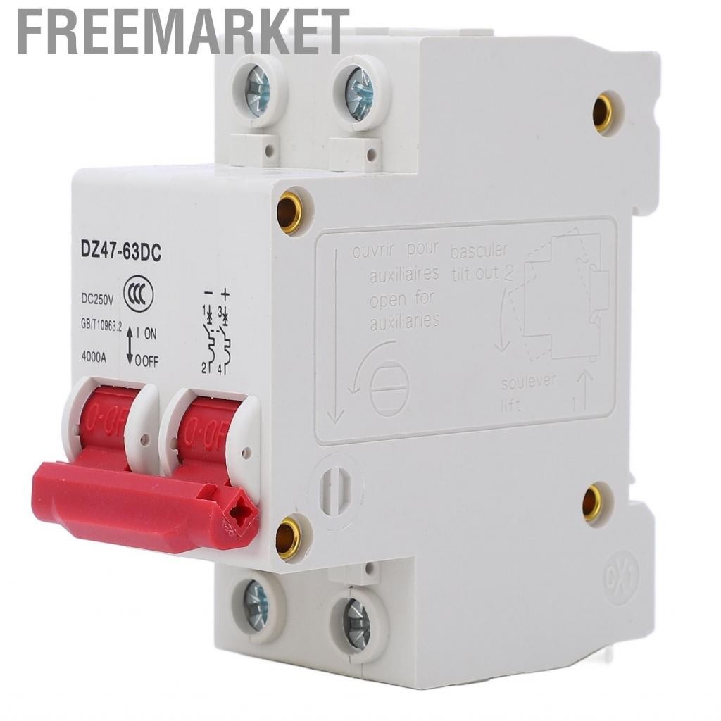 Freemarket Protection Circuit Breaker  High Safety Switch 2P Photovoltaic for Home