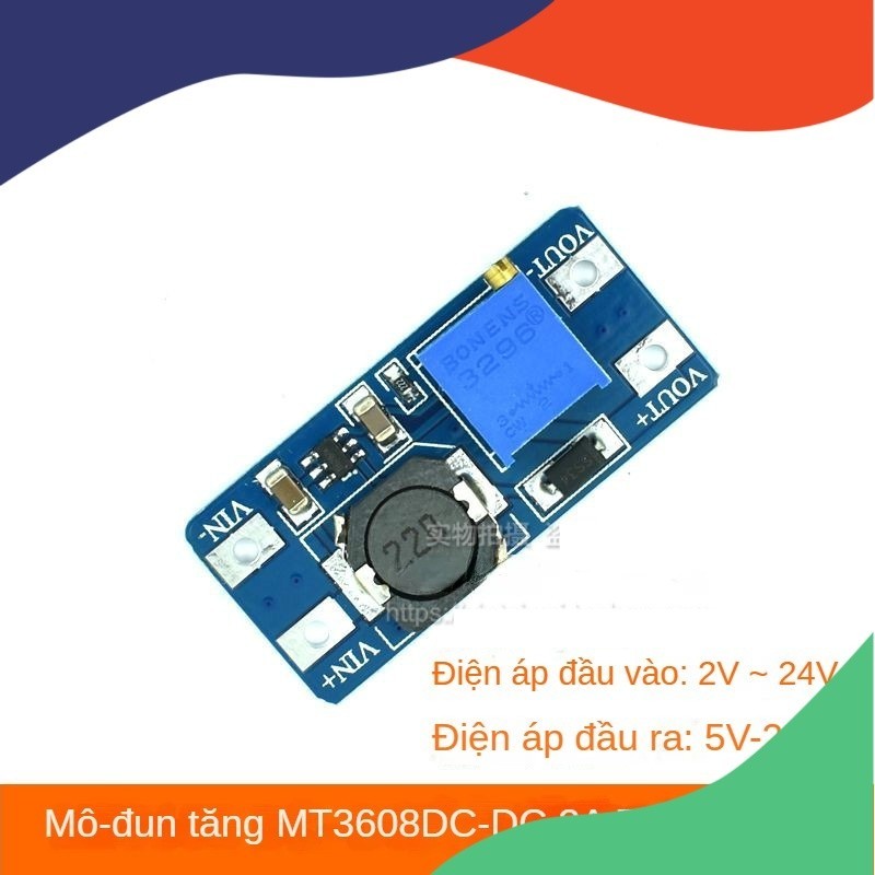 บอร์ดบูสเตอร์ DC-DC 2a MT3608