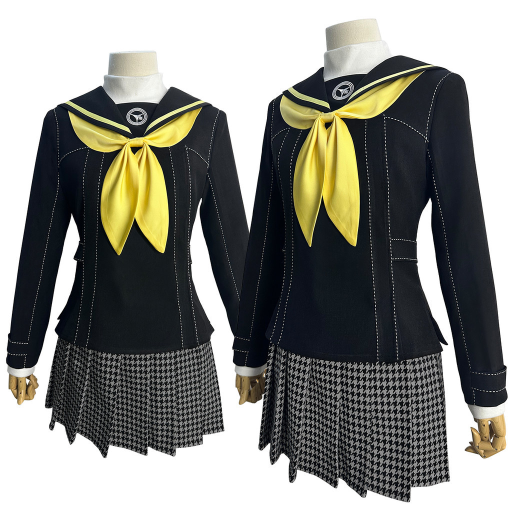 Holoun PERSONA4 P4 Cosplay คอสเพลย ์ เครื ่ องแต ่ งกาย Kujikawa Rise Uniform