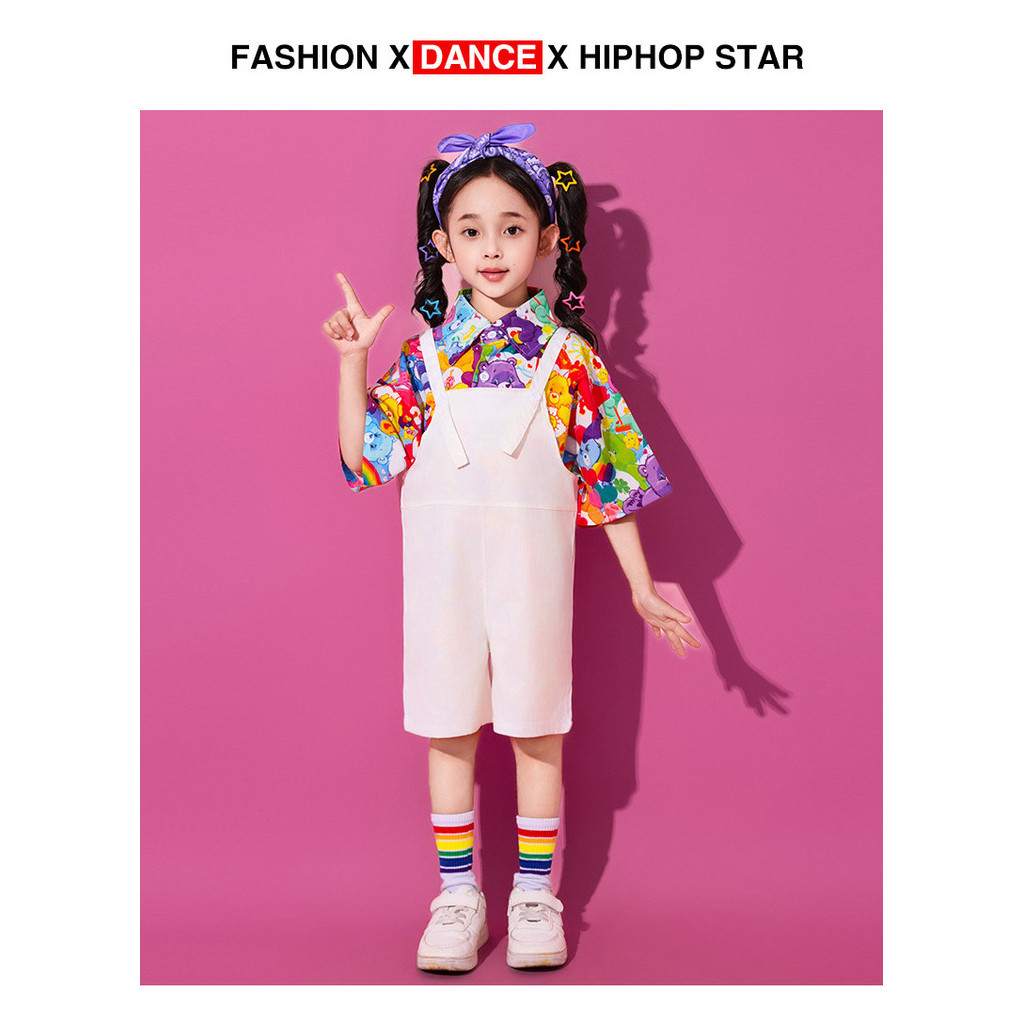 15-75KG ชุดเชียร์ ชุดเต้นเด็ก ชุดเต้นแจ๊ส เด็กผู้หญิง เสื้อเชิ้ต ชุด cover dance ชุดฮิปฮอป เด็กผู้ชาย กางเกง ชุดเต้น cover ชุดเซ็ทเด็ก - รูปที่ 4