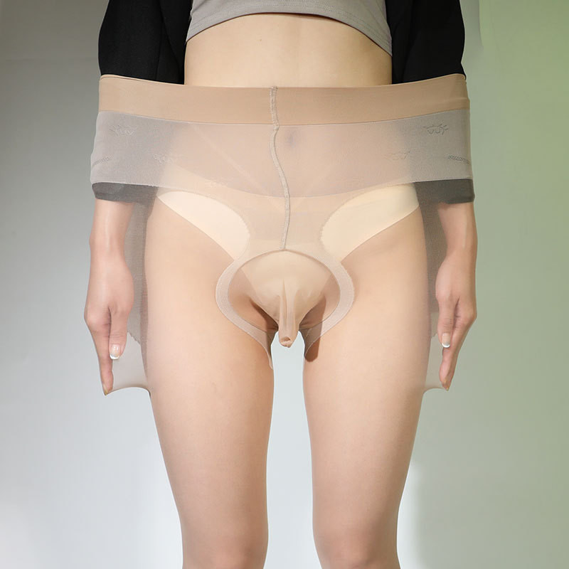ถุงน่องที่มองไม่เห็นผู้ชาย jj ชุด Pantyhose Anti-Hook ผ้าไหม Ultra-Thin 5D ผิวเนื้อที่ละเอียดอ่อนถุงน่องกํามะหยี่ขนาดใหญ่ผู้ชายผู้หญิงถุงน่อง