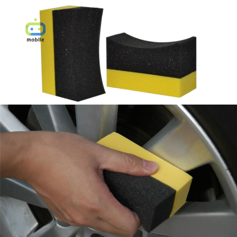 [maygood ] Auto Wheels Brush Sponge Tools Applicator พิเศษสําหรับการทําความสะอาดดุมยาง {TH }