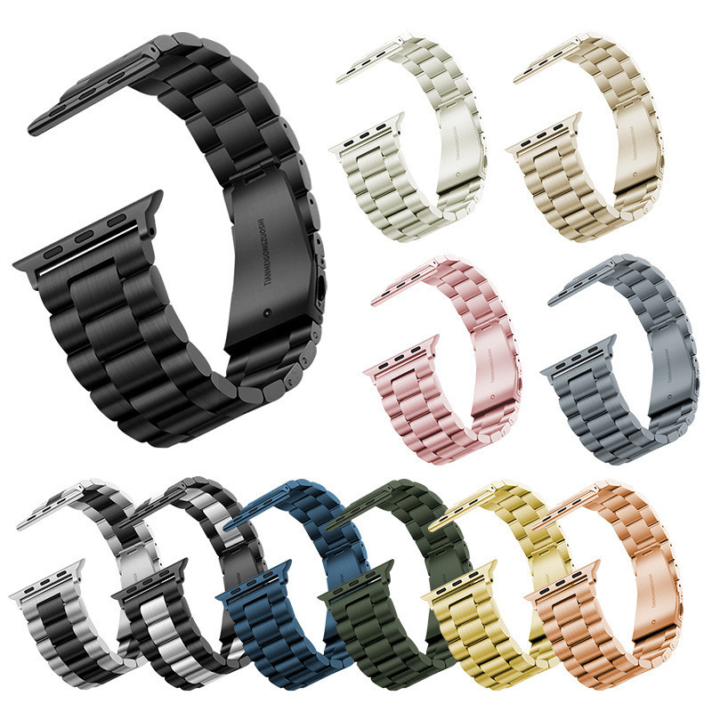 สแตนเลสสายนาฬิกาอัจฉริยะสําหรับ S8 S9 ultra/C90/cds9/CD99 iWatch 38mm 40mm 42mm 44mm 41mm 45mm 49mm 