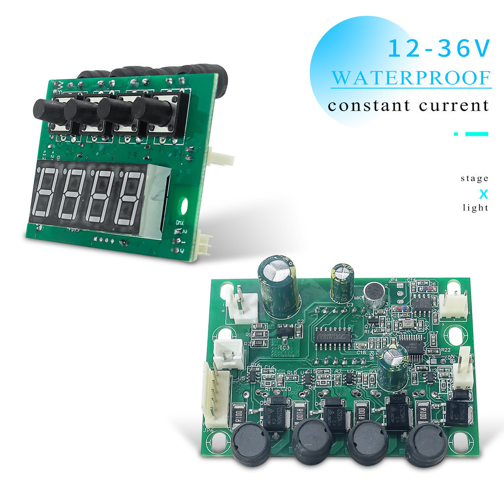 24x12w XH 54x3w 18x12w 12x12w LED PAR เมนบอร์ดแรงดันไฟฟ้า 12-36V RGBW 4in1 RGBWA UV 5in1/6in1 คงที่ 