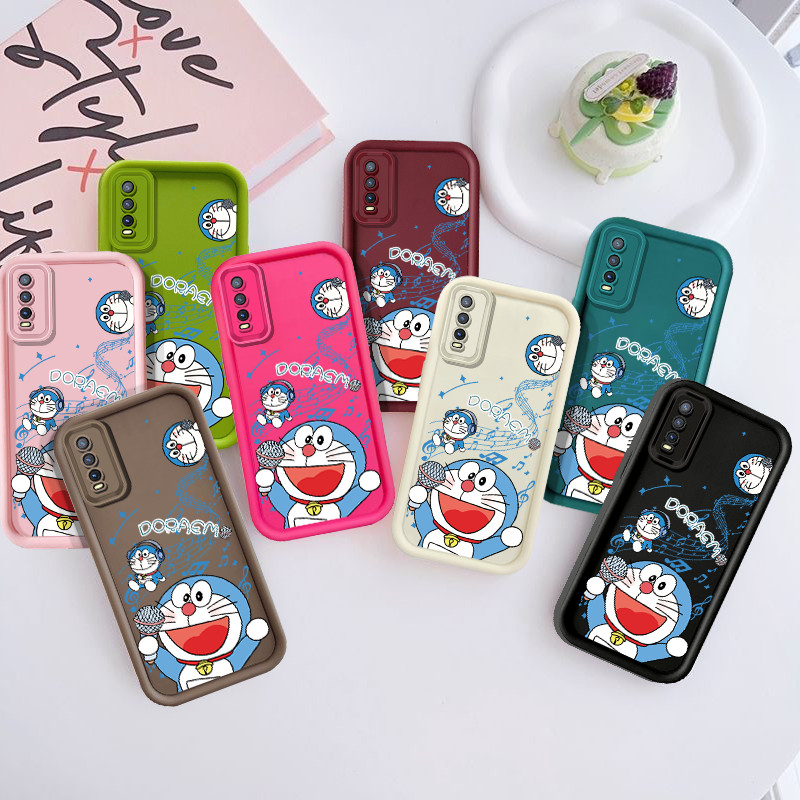 สําหรับvivo Y02 Y02A Y02S Y11 Y12 Y15 Y17 Y17S Y15S Y15A Y16 Y19 Y20 Y20A Y20S Y20T Y21A Y21A Y21A Y21S Y33S Y1S Y33S Y33S Y33S Y33S Y33S Y33S Y33S Y33S Y33S Y33S Y33S Y1Xปลอกซิลิโคนโดราเอมอนเคสโทรศัพท์