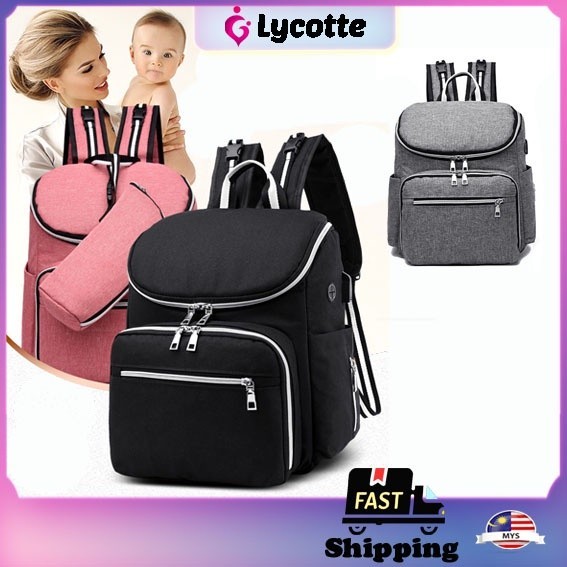 LYCOTTEmy Mummy Baby Bag Maternity Nappy Diaper Beg Travel Mummy Backpack