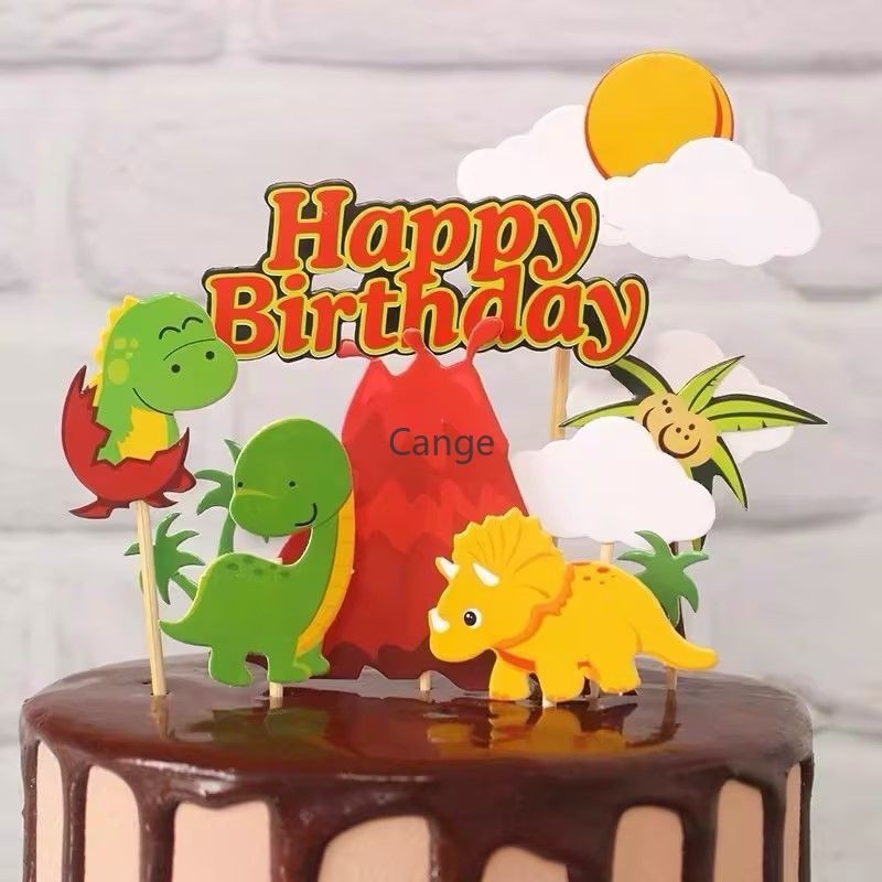 73สไตล์ตัวละครธีมตกแต่งเค้กปลั๊กอินนักบินอวกาศไดโนเสาร์เด็กวันเกิดห้องอาบน้ําฝักบัวพรรคตกแต่ง - รูปที่ 2