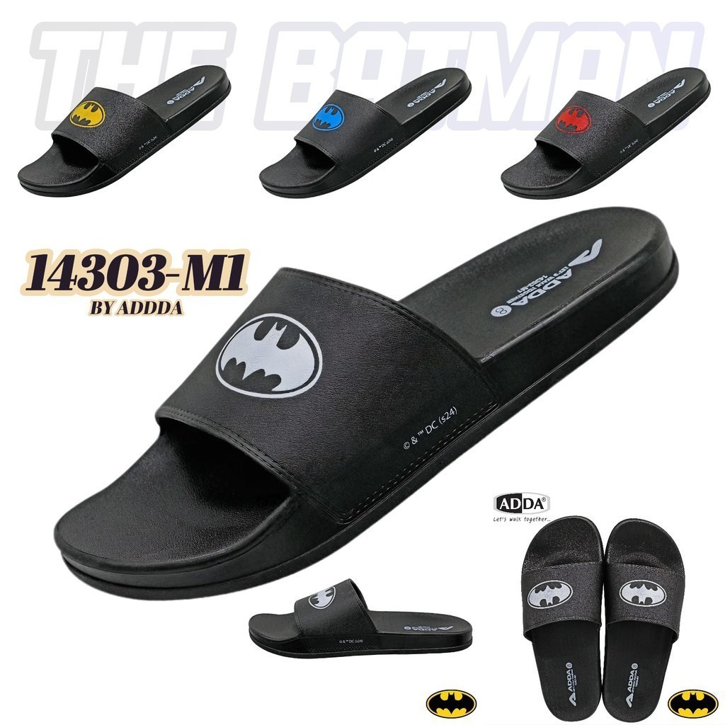 ADDA รุ่น 14303-M1 (ไซส์ 7-10) รองเท้าแตะลำลองผู้ชายแบบสวม นุ่มเบาสวมใส่สบาย รองเท้าไม่กลัวน้ำ