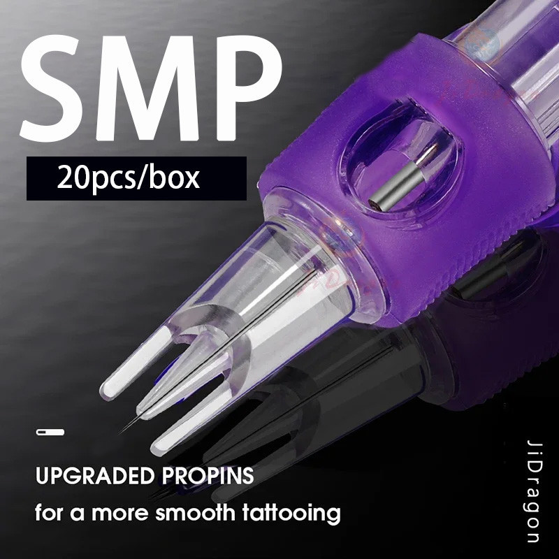 Available20pcs Tattoo Machine ตลับหมึก Professional RS/RL/M1/RM แต่งหน้าถาวร Micro Scalp Pigmentation Eyebrow Lip SMP PMU เครื่องปากกาอุปกรณ์