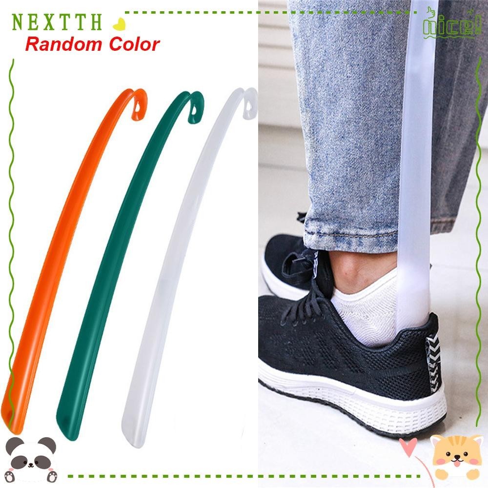 Nextth Shoe Horn Plastic Slip On Shoes Lazy Shoe Helper Shoe Boot Remover