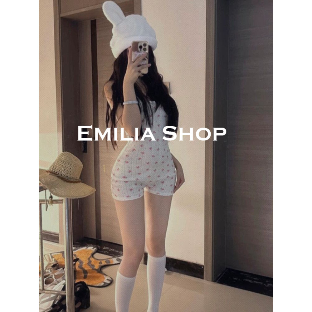 EMILIA SHOP atipashop bodysuit บอดี้สูท ง่ายๆ ที่ไม่เหมือนใคร trendy มีชีวิตชีวา WFK2440WTT 25Z24061
