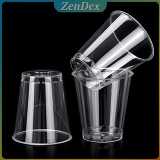 Z.D. 50ml/30ml แก้วน้ําพลาสติกใส ขนาดเล็ก แบบใช้แล้วทิ้ง 50 ชิ้น แก้วเปค Plastic cup