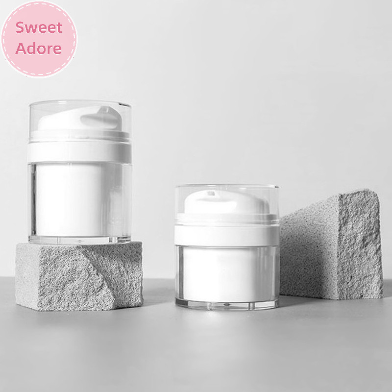 Sweetadore 15 30 50g ขวดเครื ่ องสําอางรีฟิลกระป ๋ องครีมขวดสูญญากาศคอนเทนเนอร ์ เครื ่ องสําอาง TH